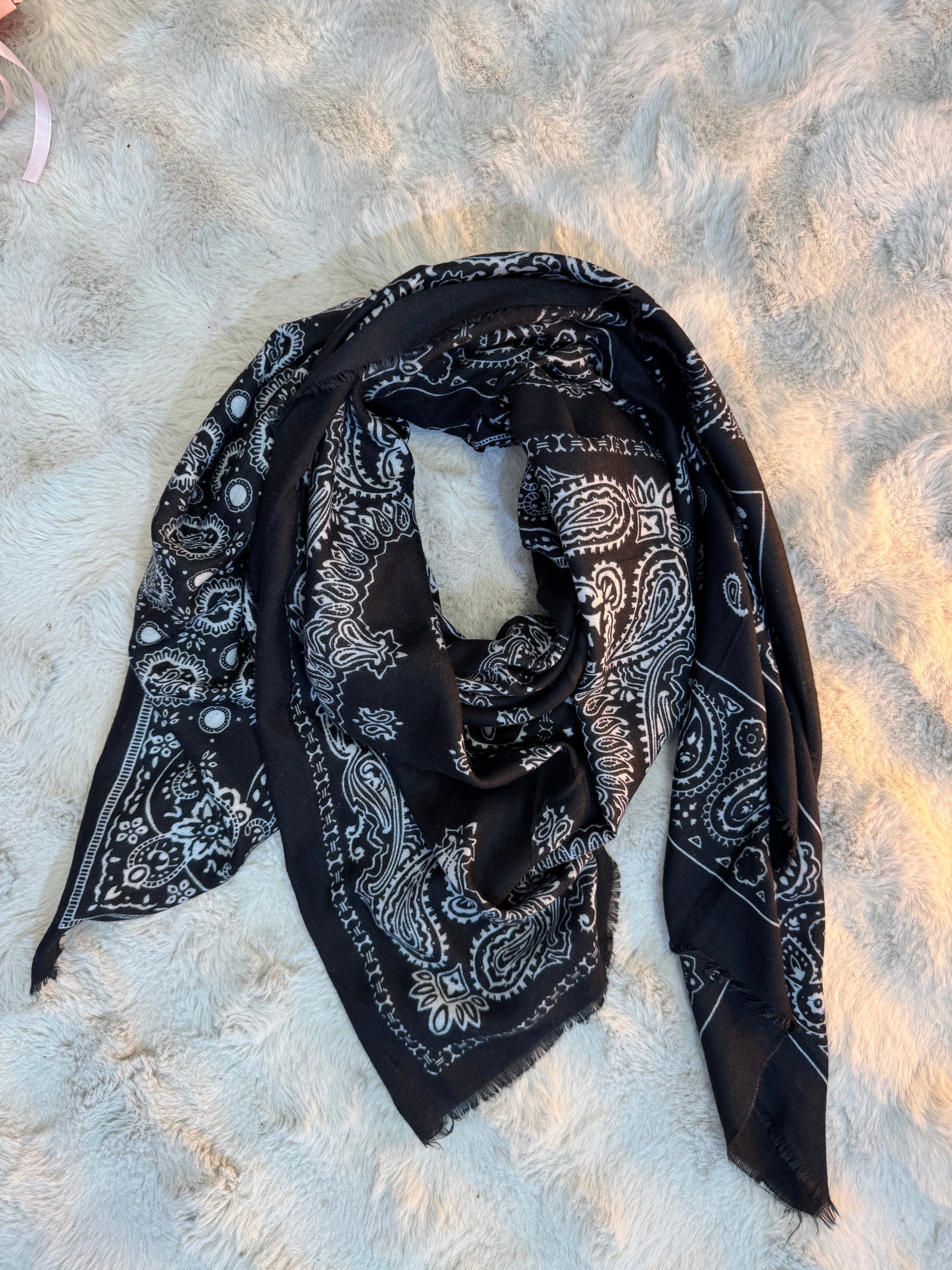 Écharpe Bandana Noire