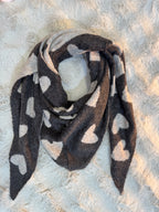 Écharpe Coeur Coeur  Gris