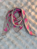 Écharpe Coeur Coeur Rose