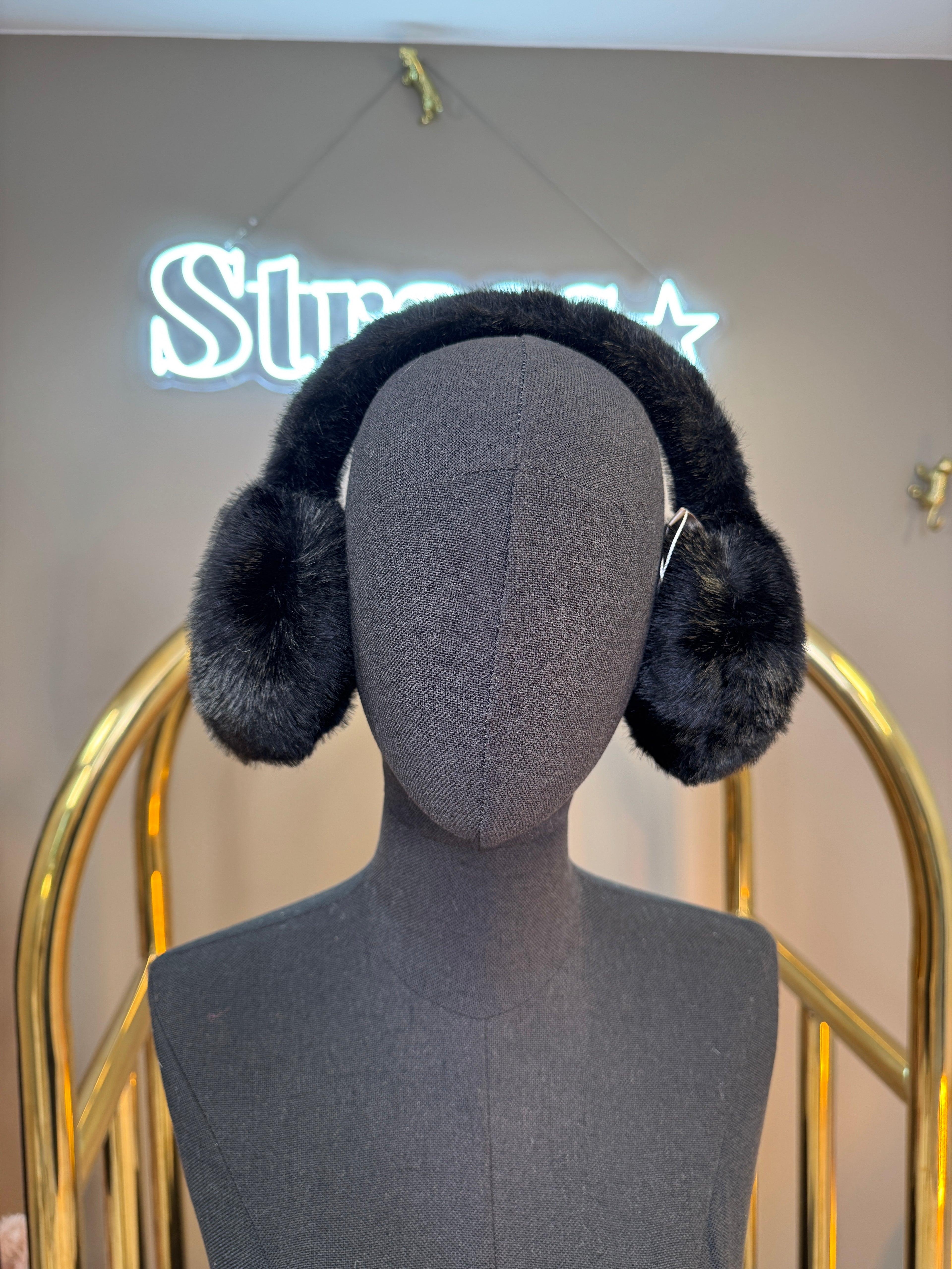 Pompons D'oreilles Noir