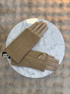 Gants Mitaines Beige