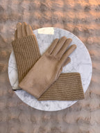 Gants Mitaines Beige