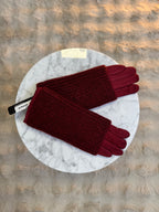 Gants Mitaines Bordeaux