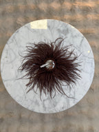 Broche Plumes Choco
