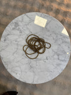 Lot de 10 Bracelets Elastiques Cristal Doré