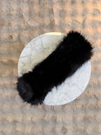 Bandeau Fausse Fourrure Noir