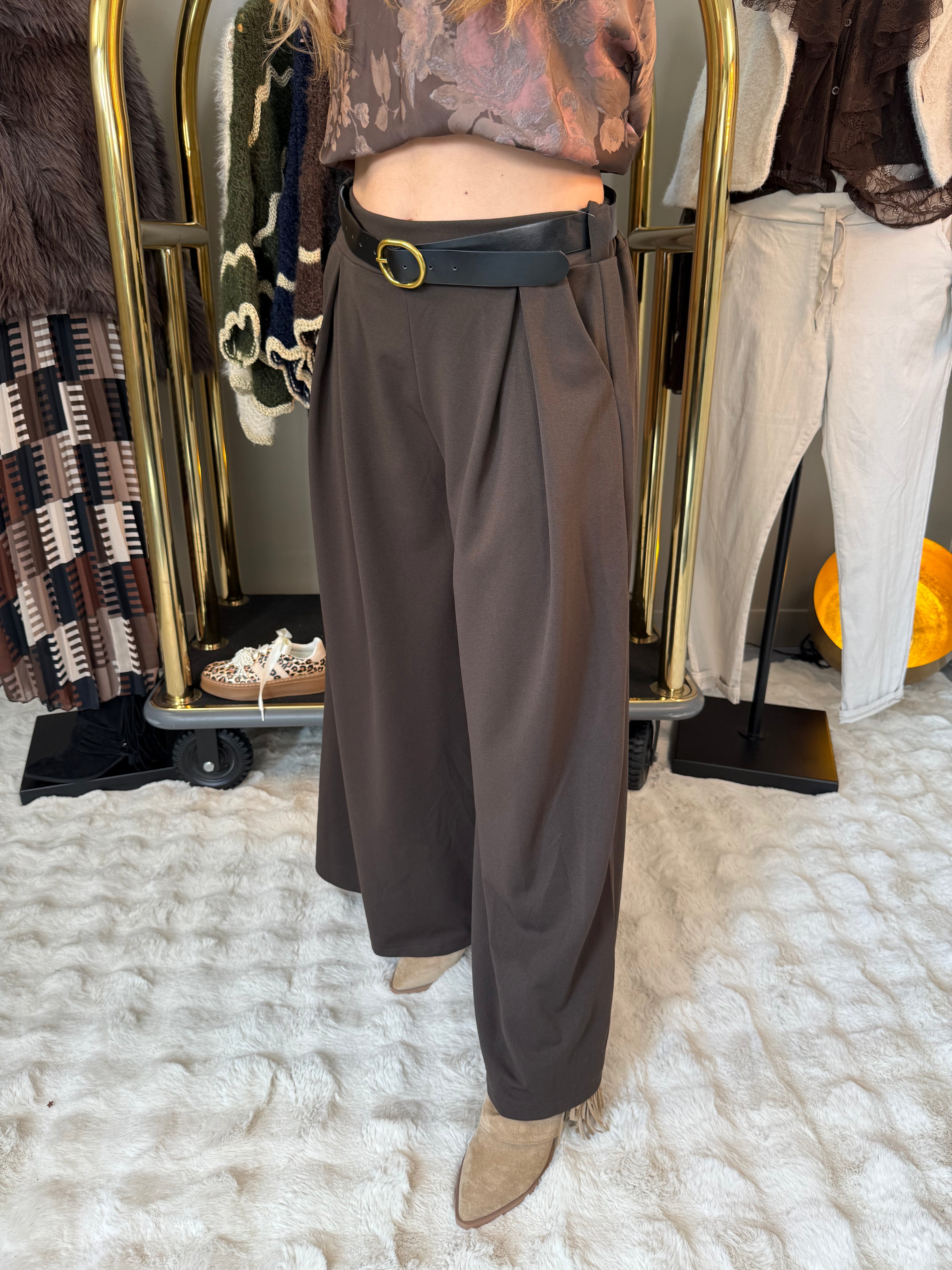 Pantalon Jade Choco