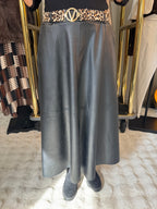 Jupe Simili Cuir Noir