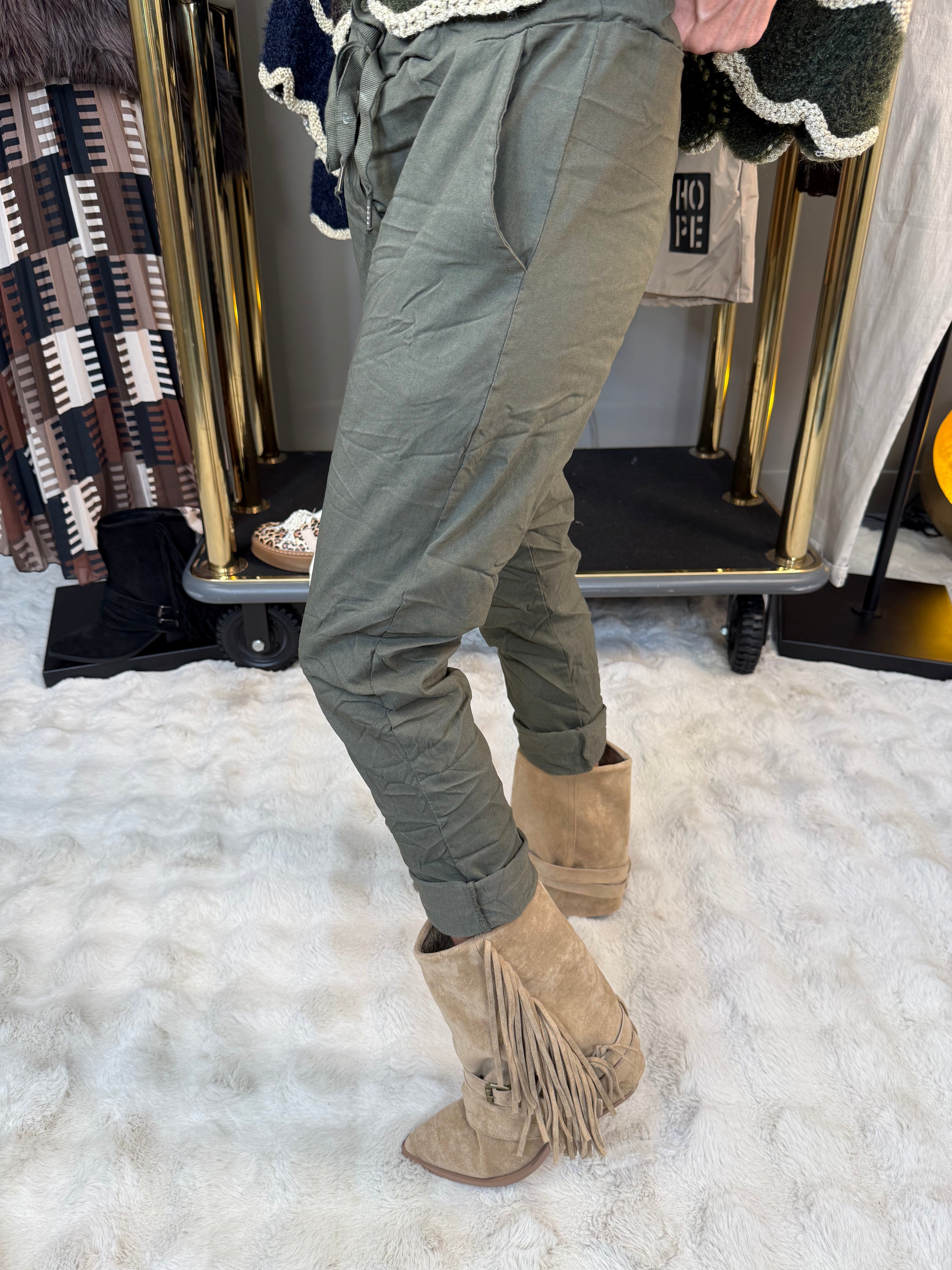 Pantalon Bella 1 Kaki