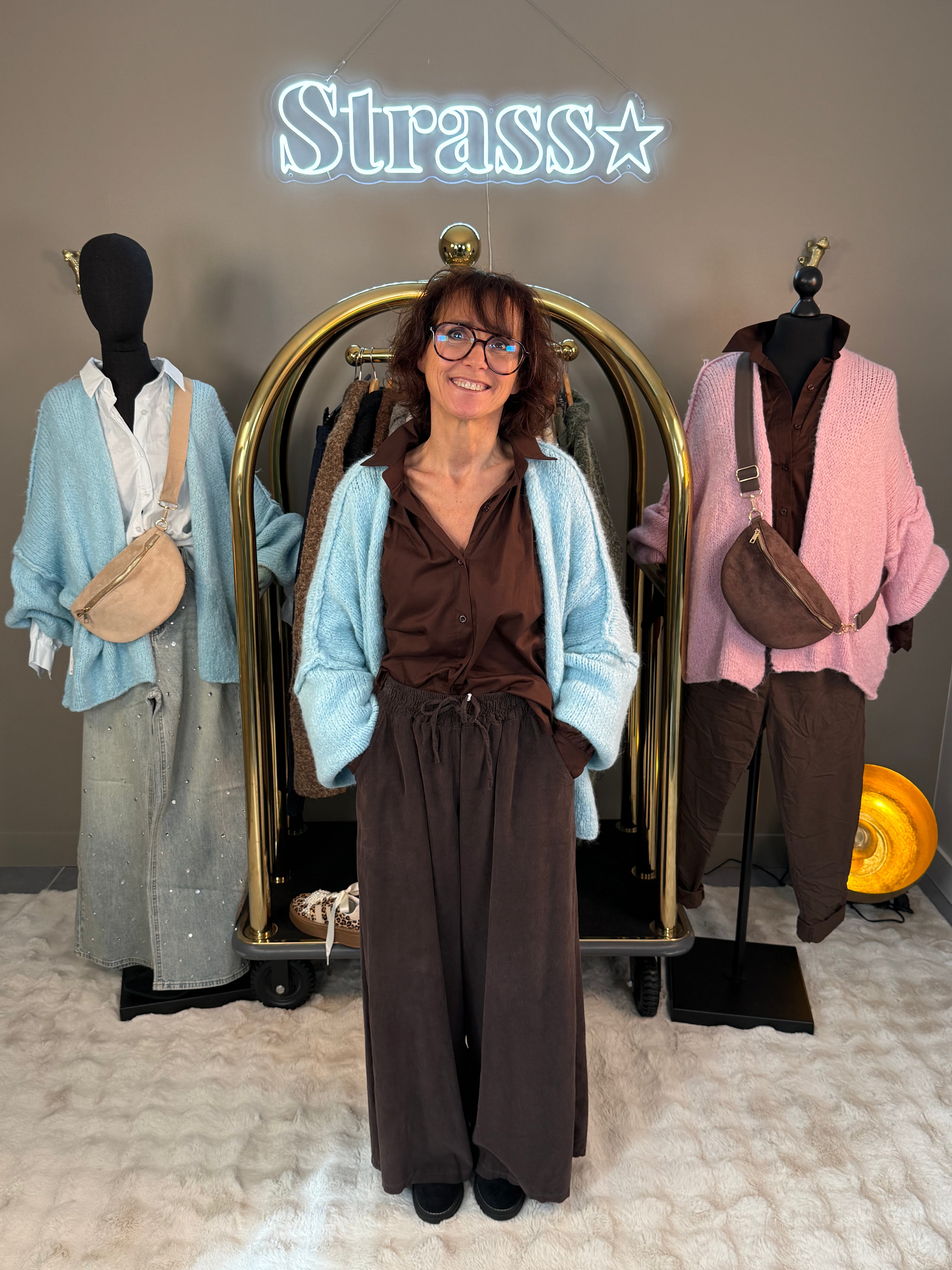 Pantalon Velour Choco