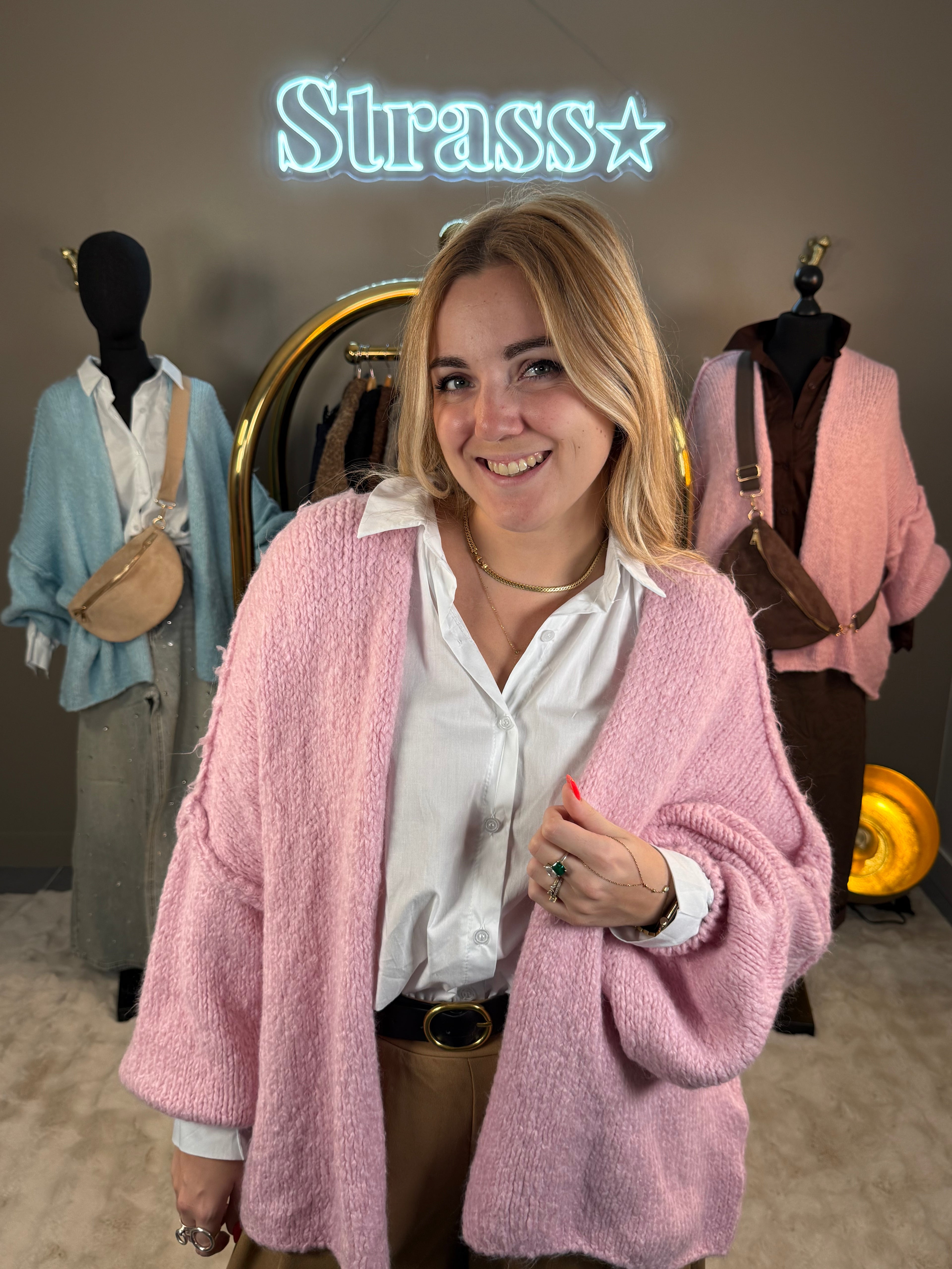 Gilet Eliote Rose