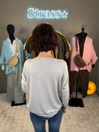 Pull Fin J'adore Beige