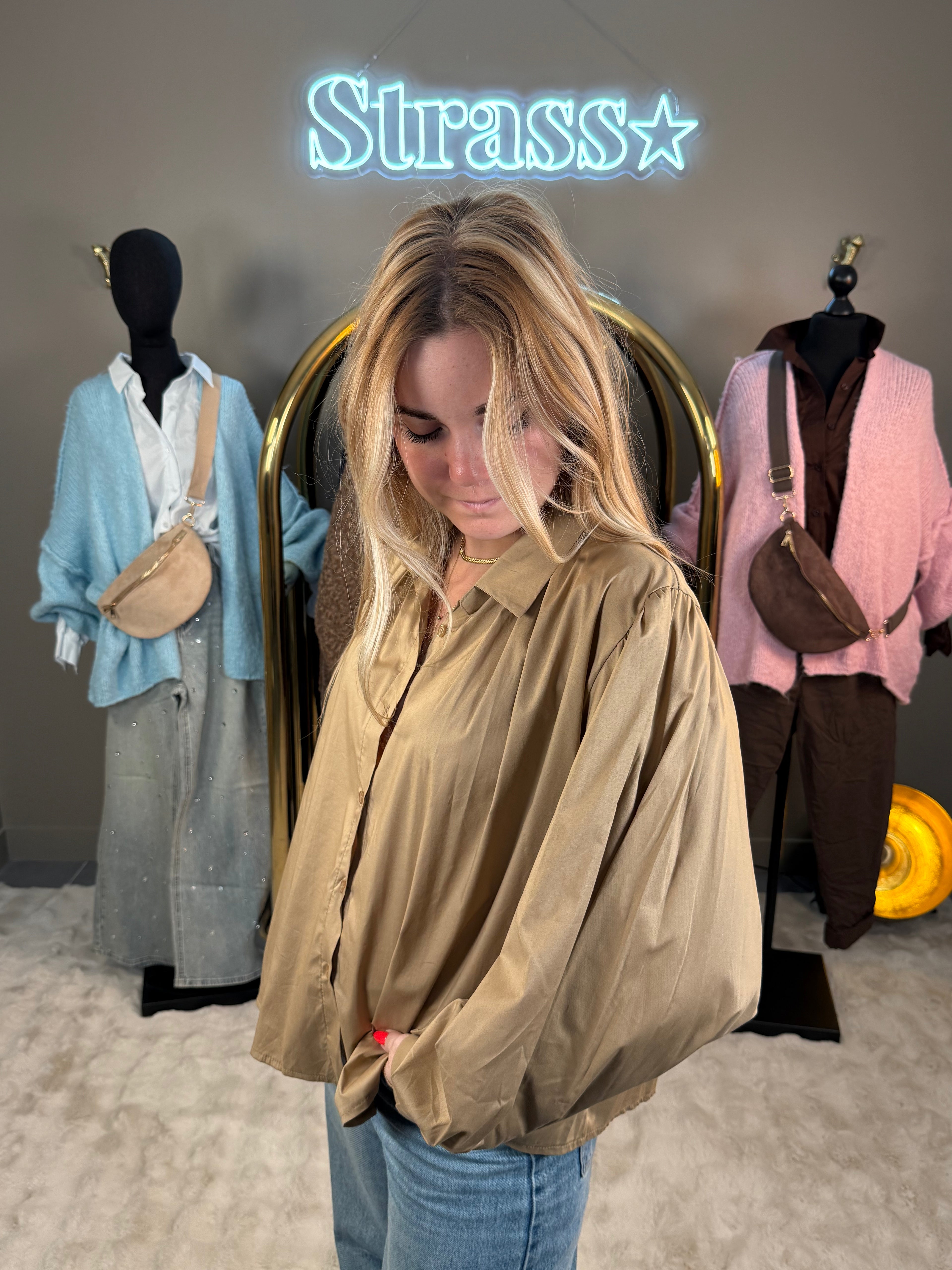 Chemise Isa Camel