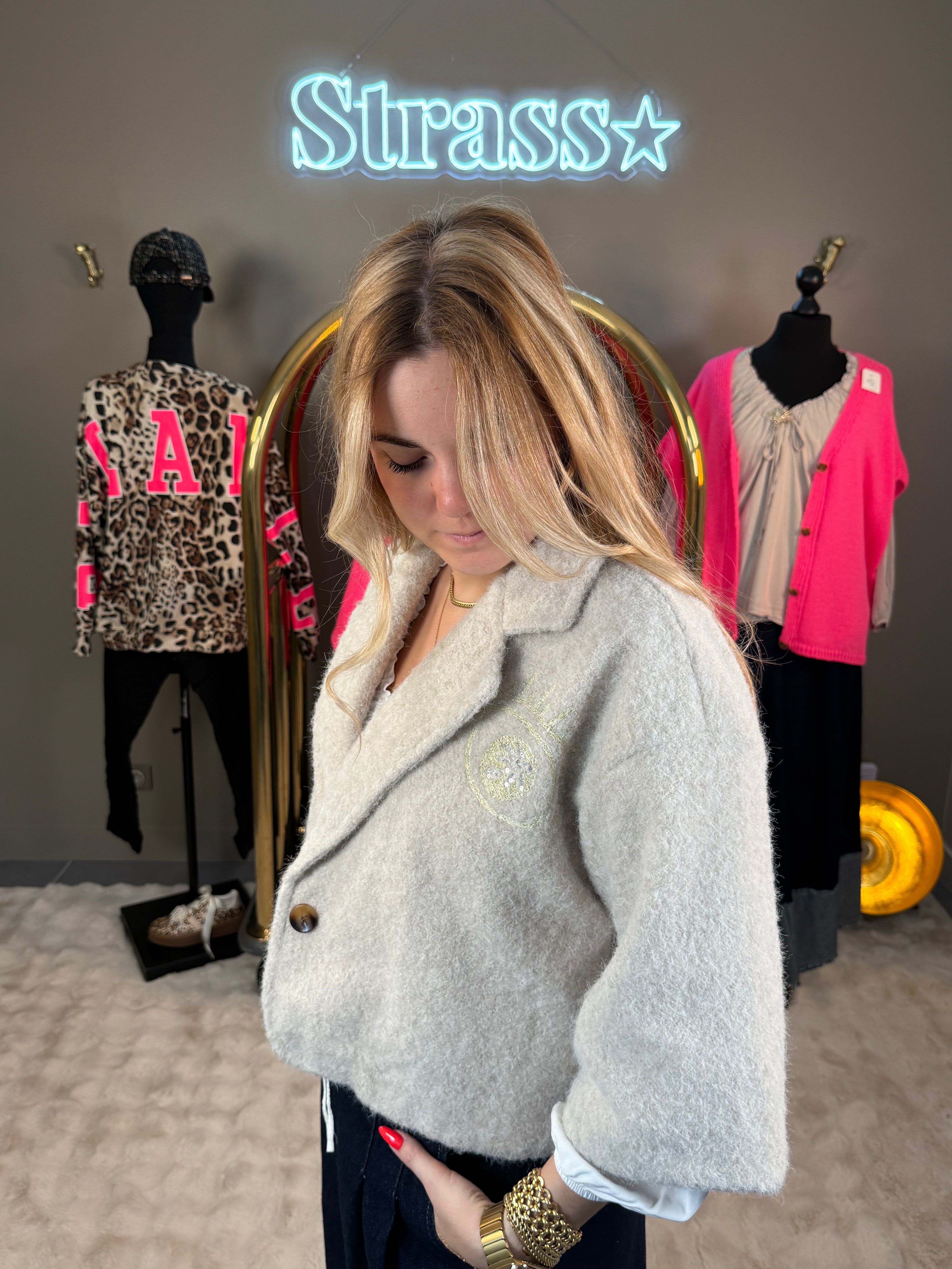 Veste Bel Oeil Écrue