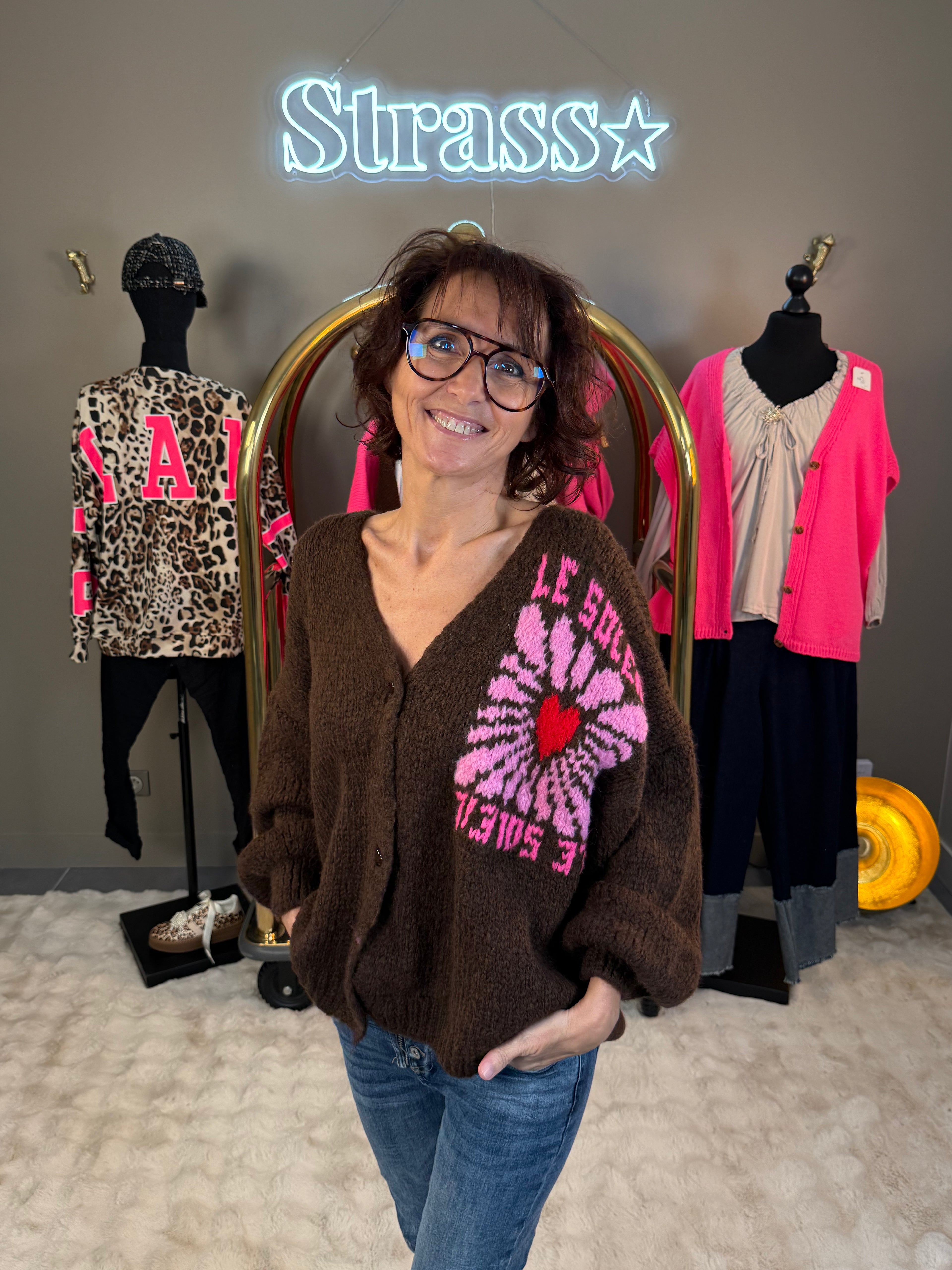 Gilet Le Soleil Choco