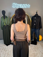 Débardeur Tip Top Marron glacé