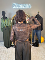 (PRÉ COMMANDE) Haut dentelle Choco