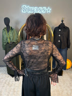 (PRÉ COMMANDE) Haut dentelle Noir