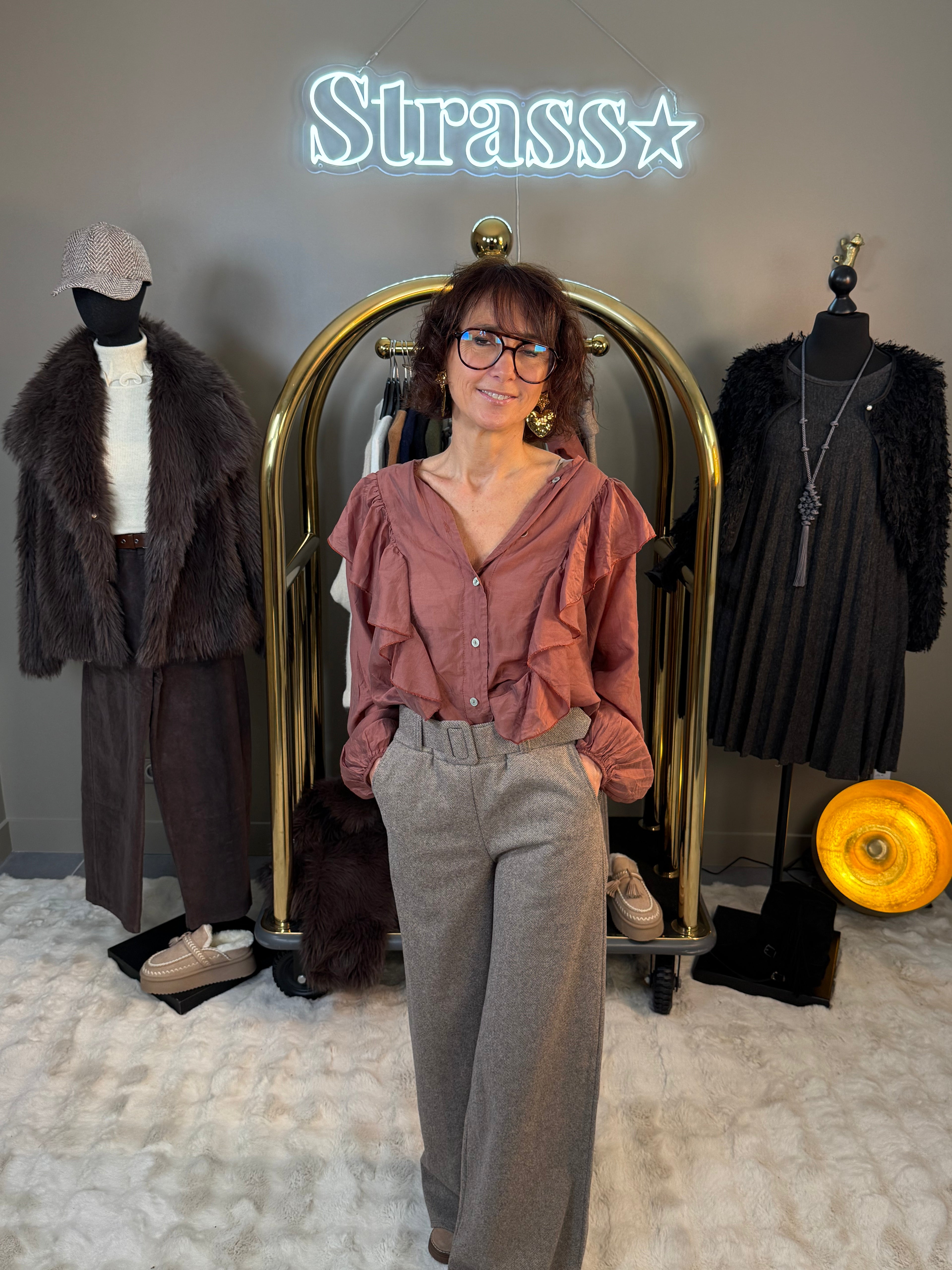 Chemise Bo Jabo Rouille