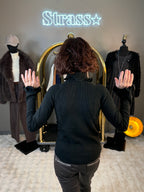 Pull Chaussette Froufrou Noir