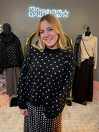 Pull Petits Pois Noir