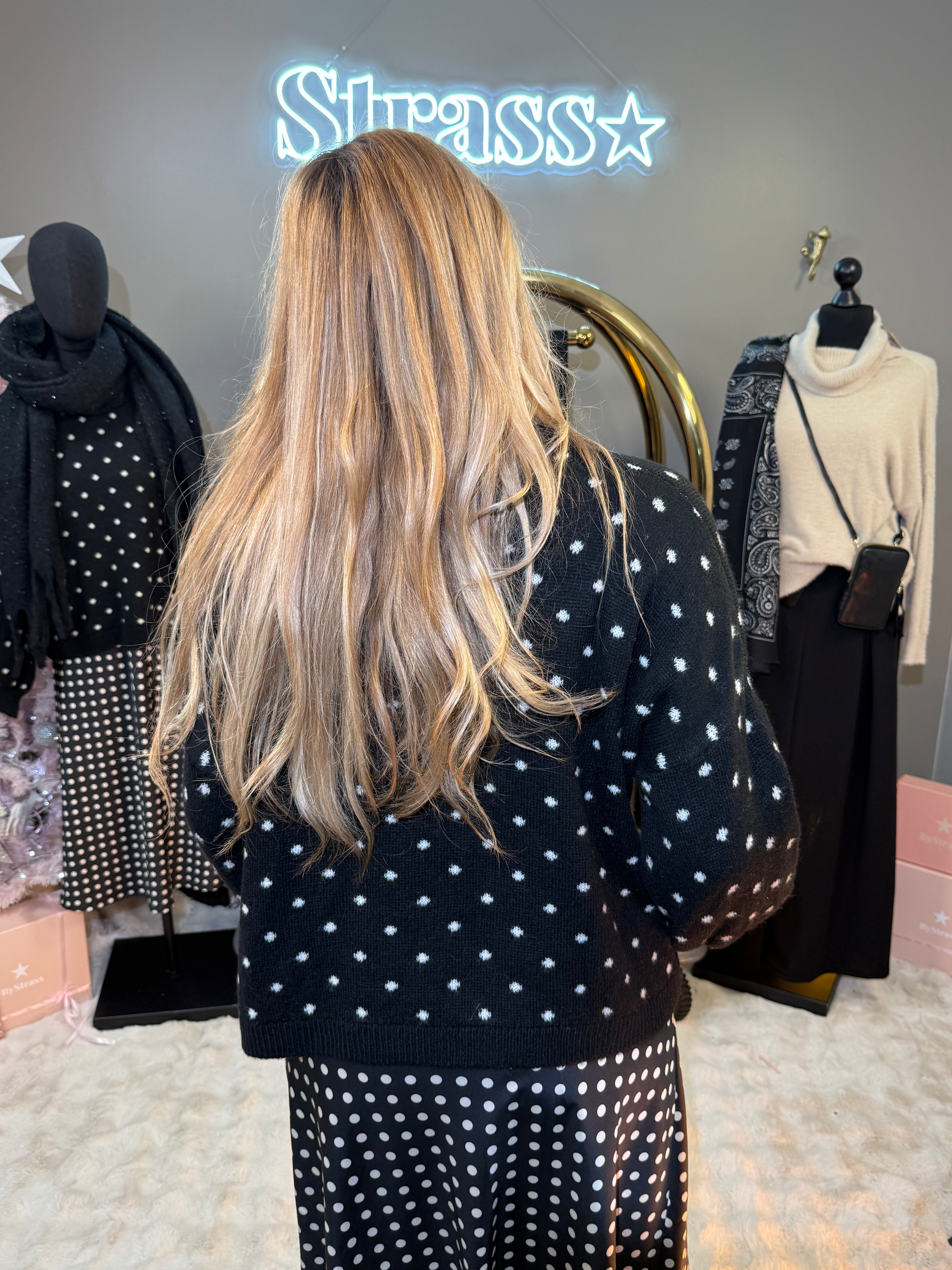 Pull Petits Pois Noir