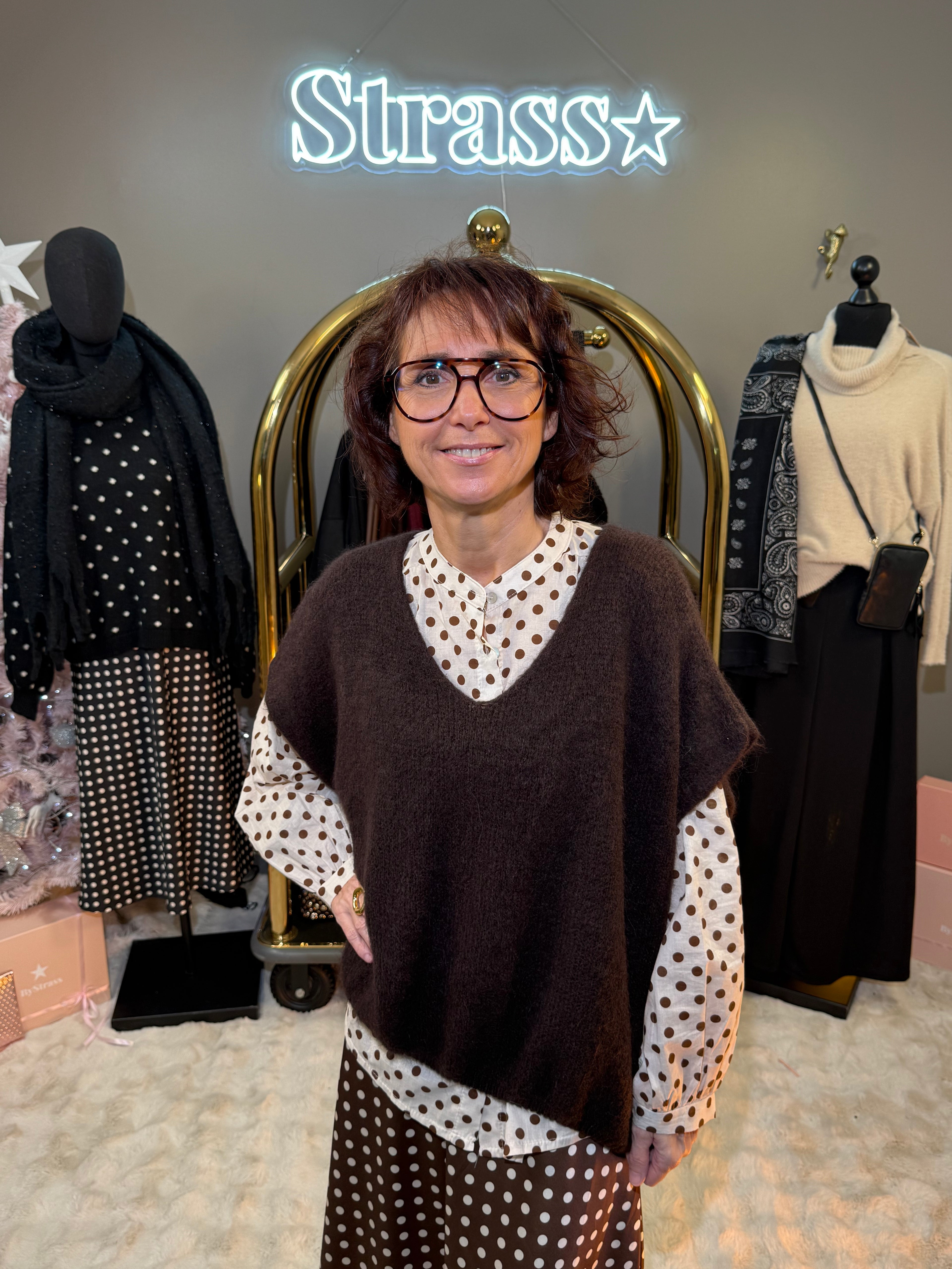 Pull Sans Manche Choco