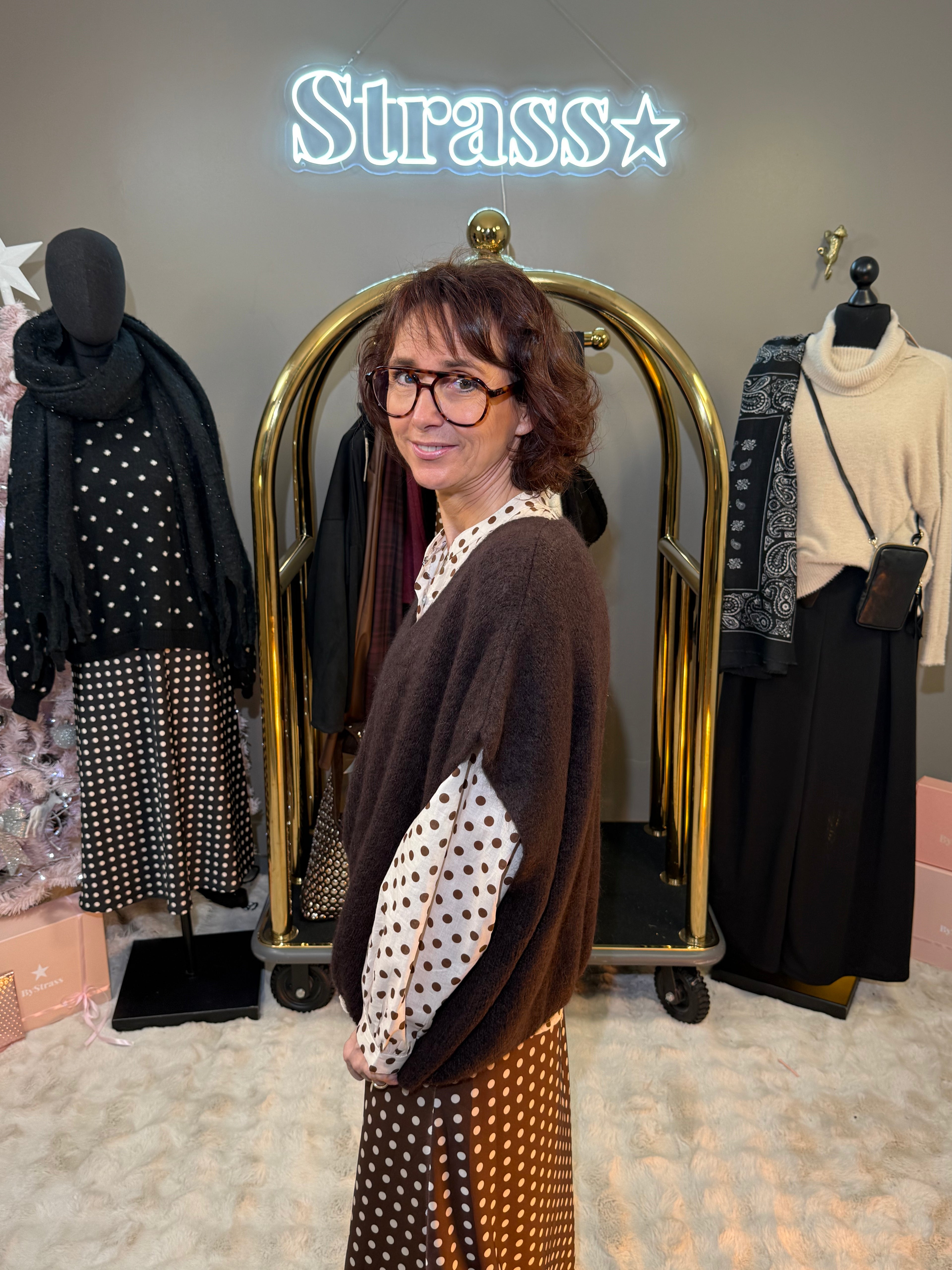 Pull Sans Manche Choco