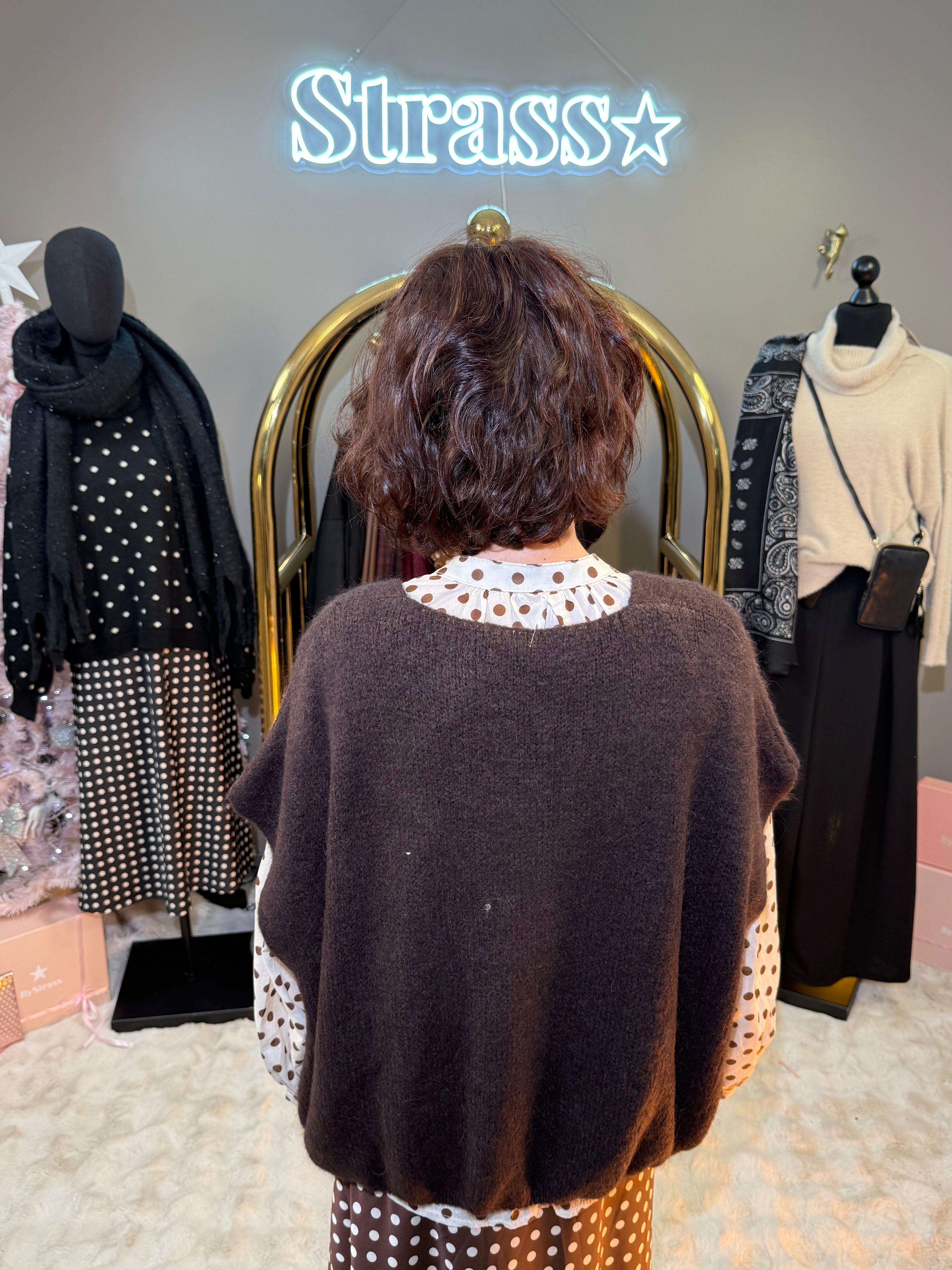 Pull Sans Manche Choco