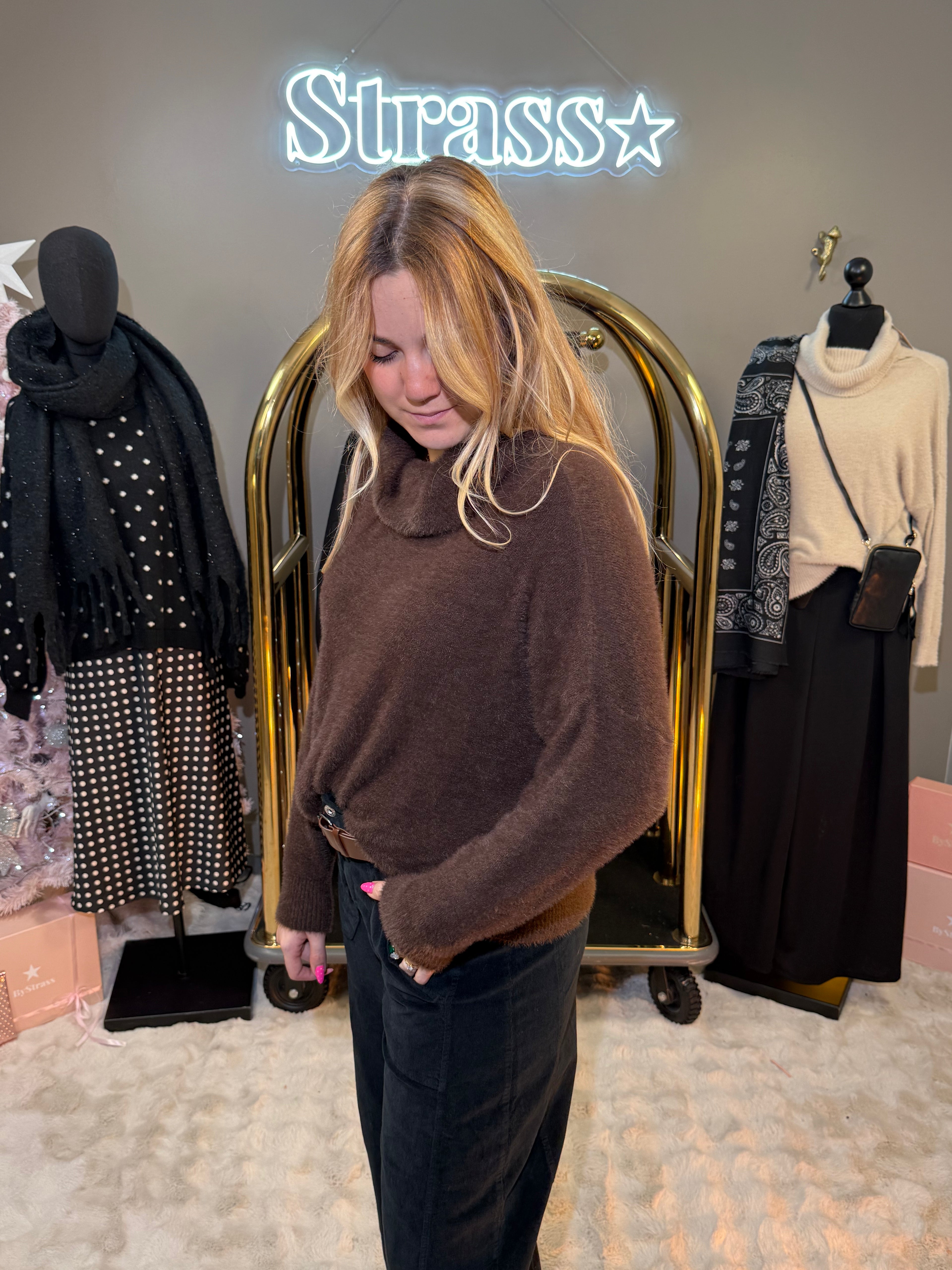 Pull Bénitier Tout Doux Choco