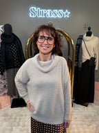 Pull Bénitier Tout Doux Beige