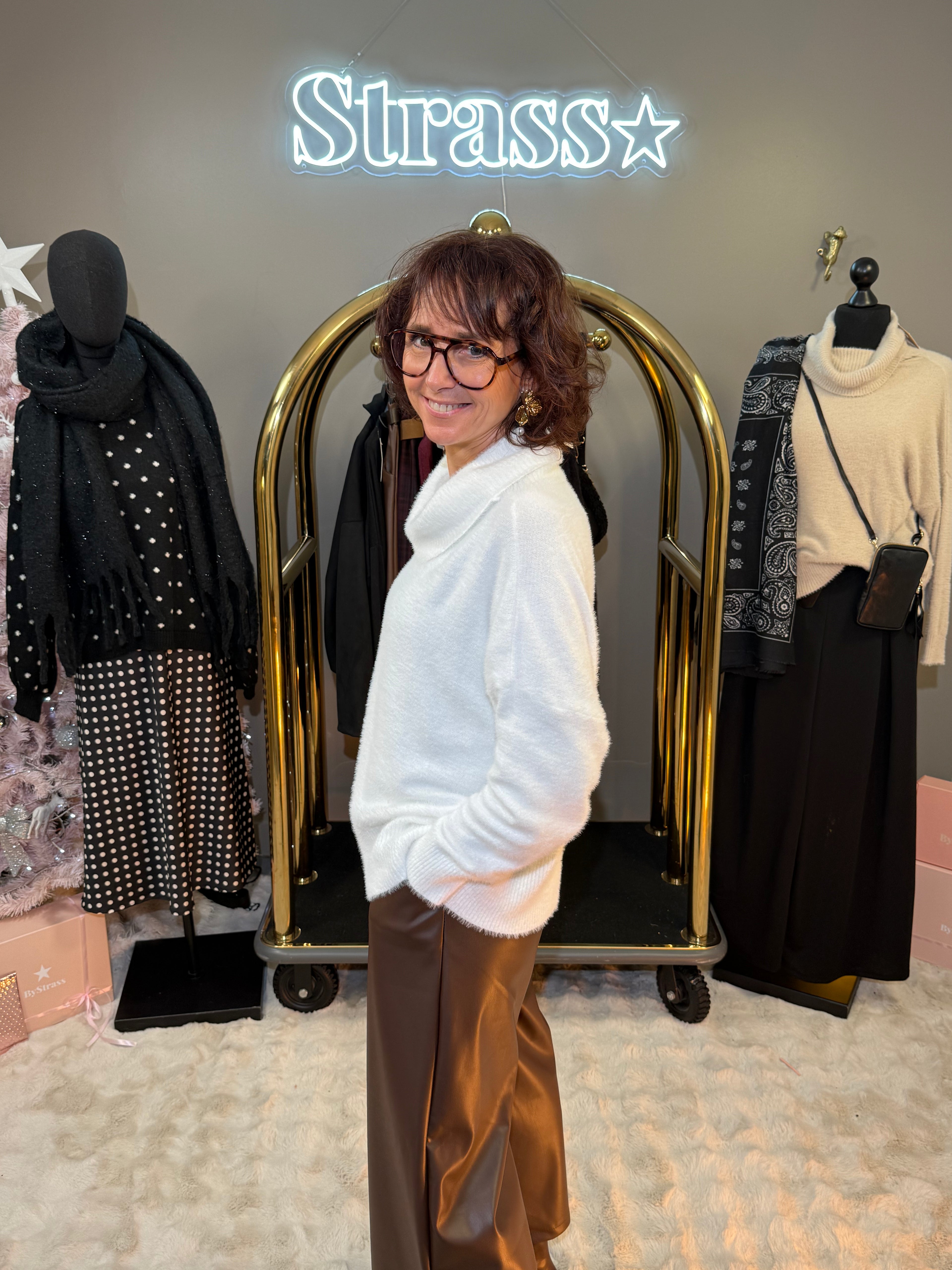 Pull Bénitier Tout Doux Blanc