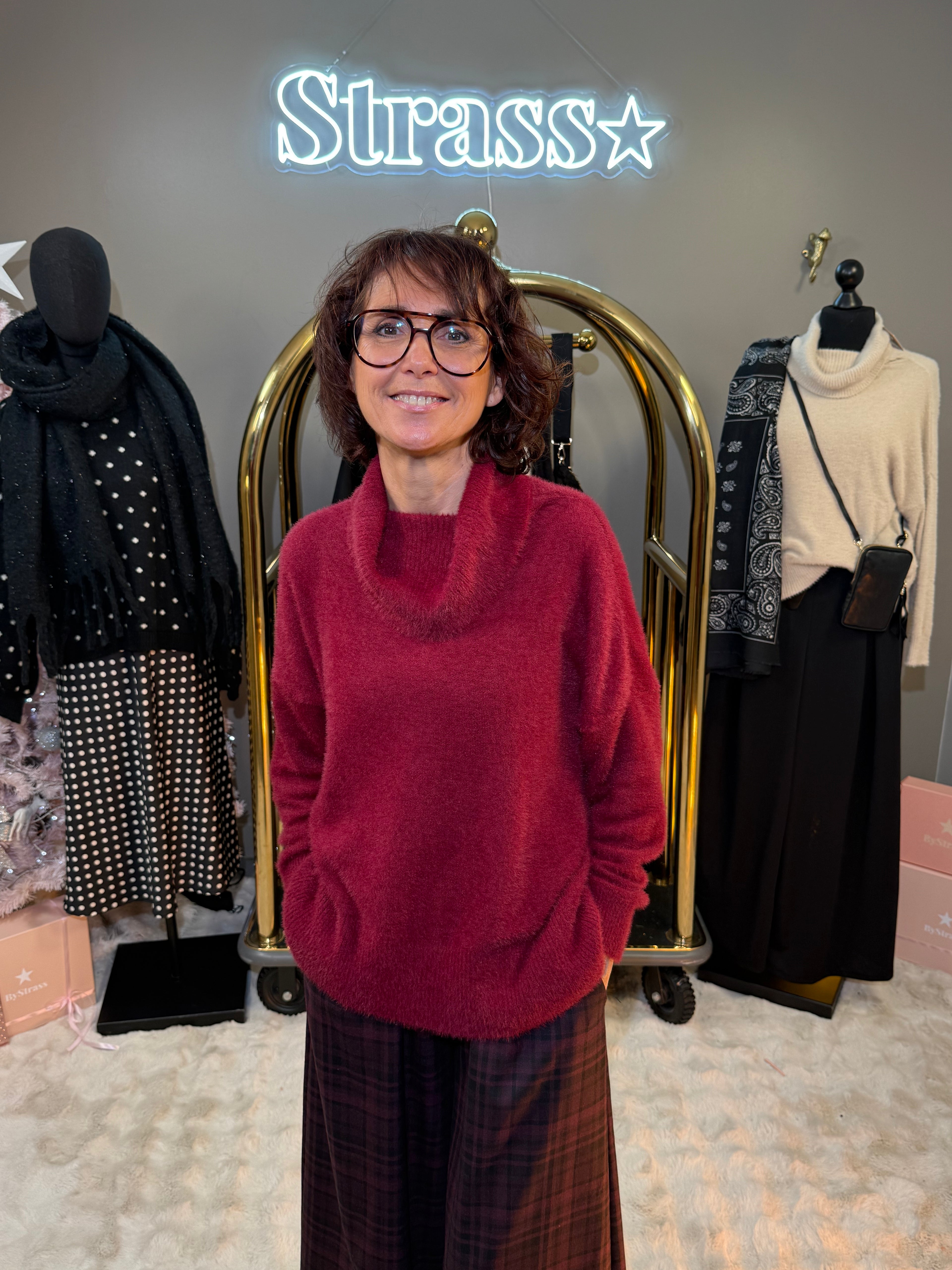 Pull Bénitier Tout Doux Cerise