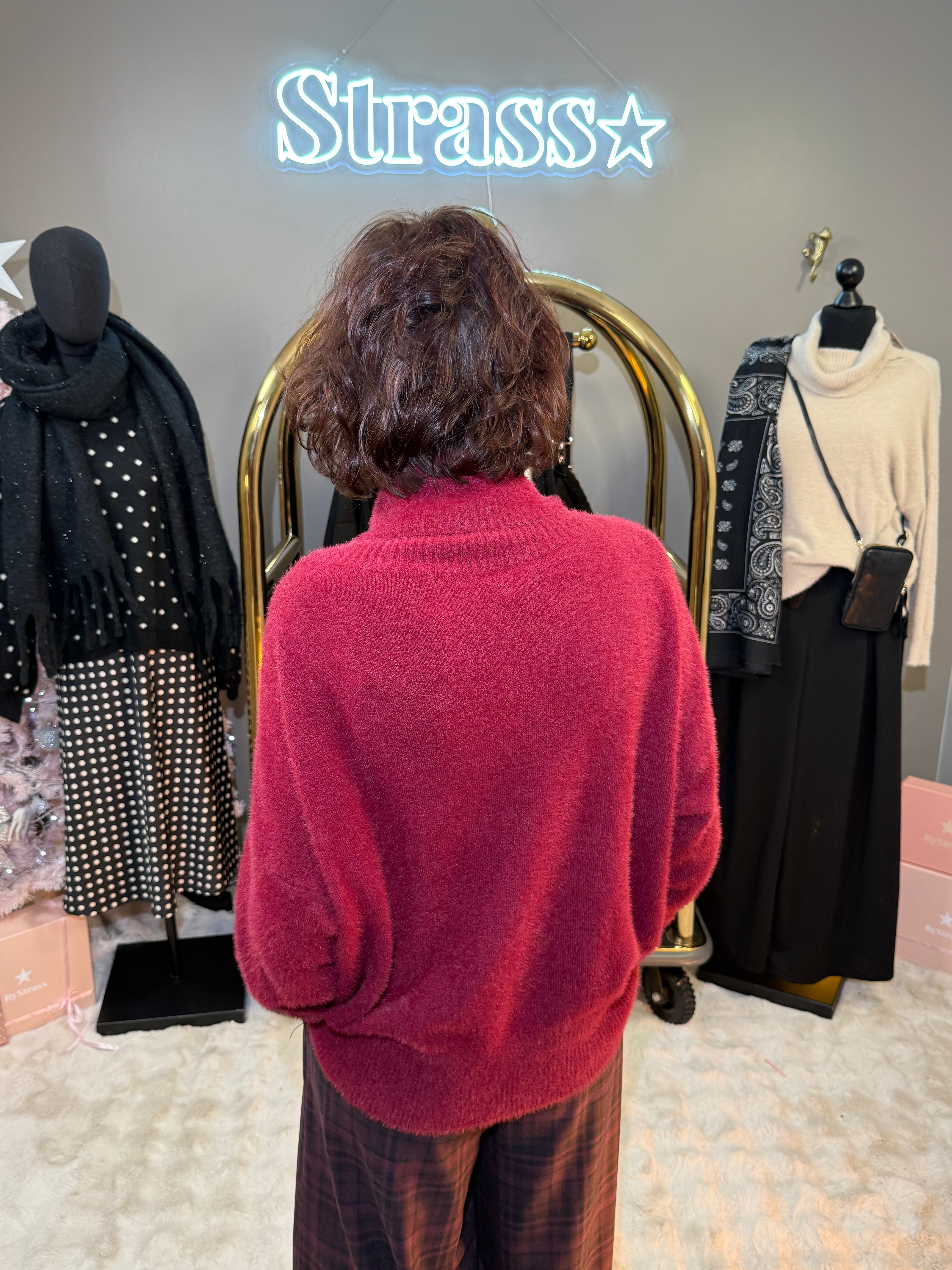 Pull Bénitier Tout Doux Cerise