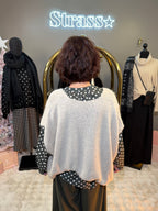 Pull Sans Manche Beige