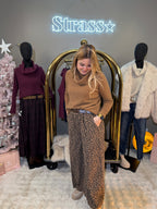 Pantalon Velours Léo Camel