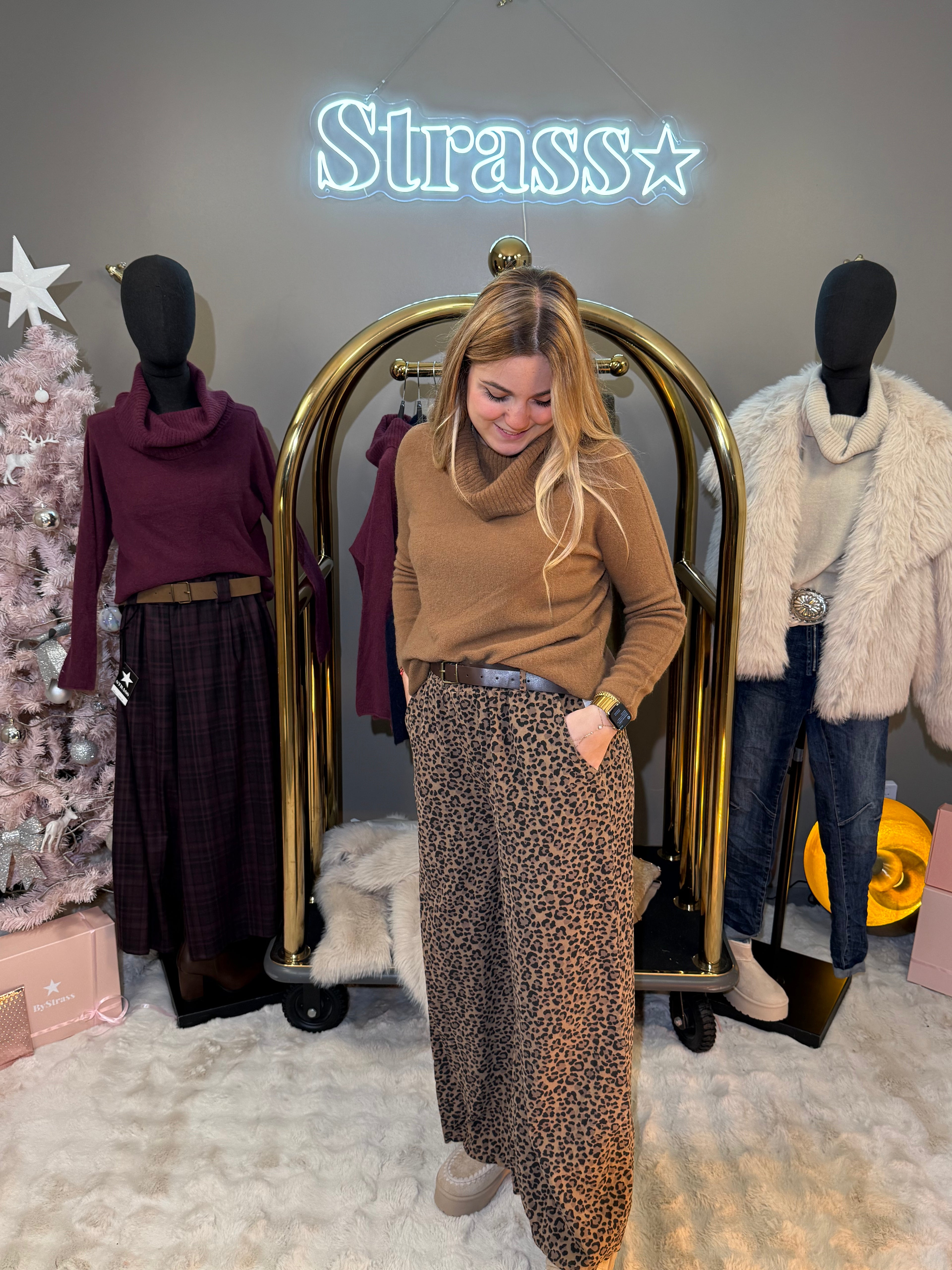 Pantalon Velours Léo Camel