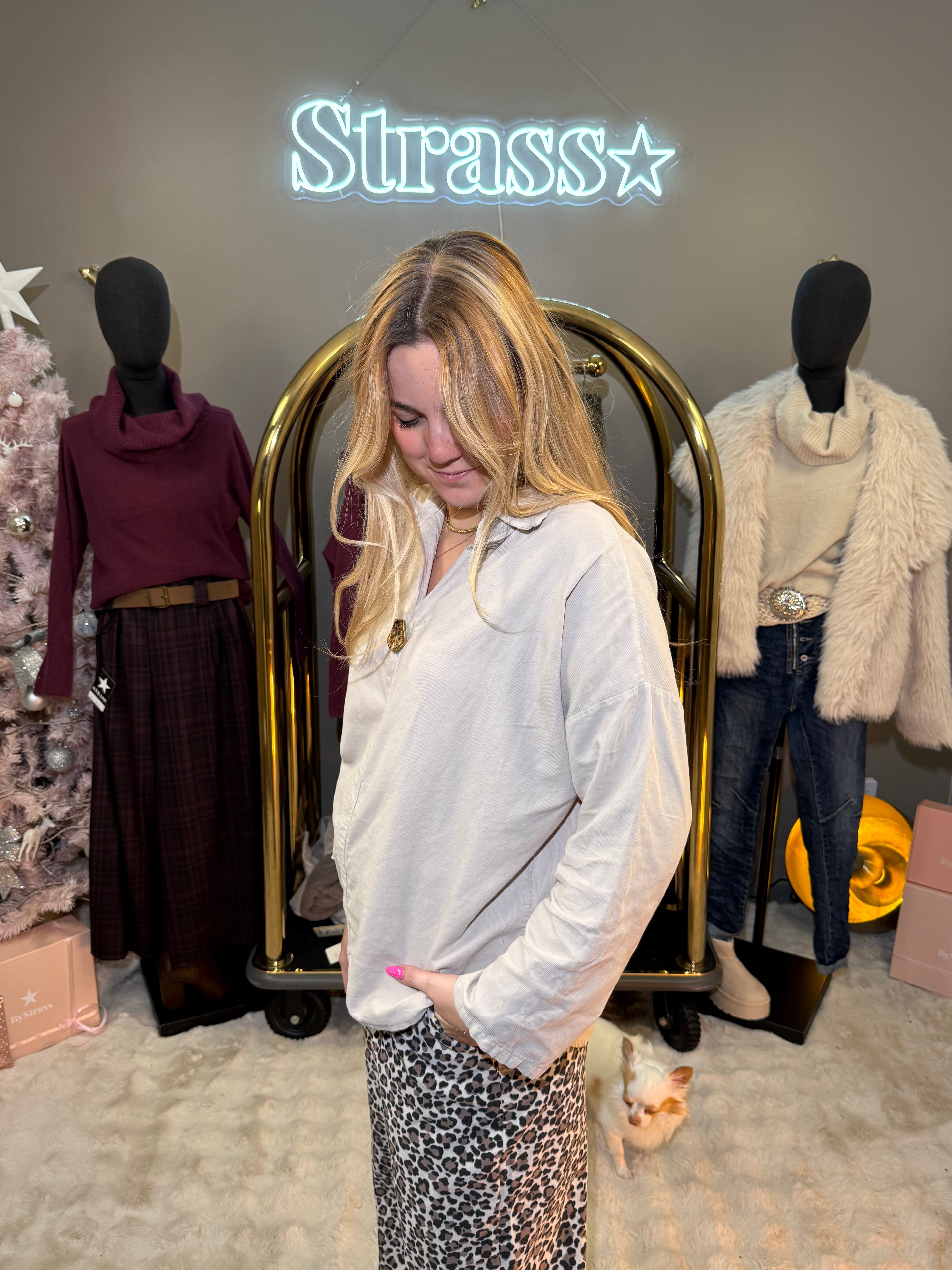 Vareuse Velours Beige