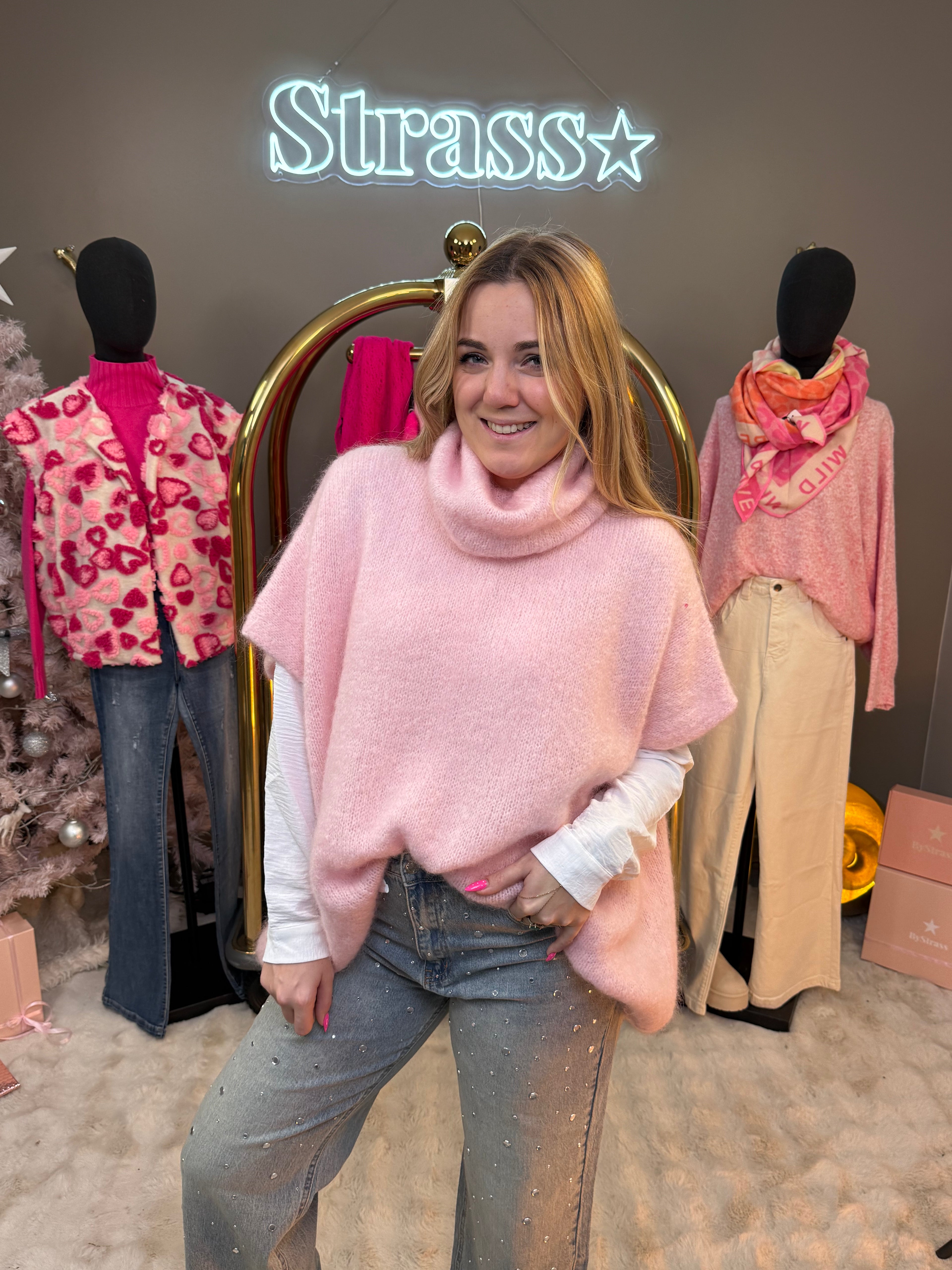 Pull Nirvana Mohair Rose Pâle