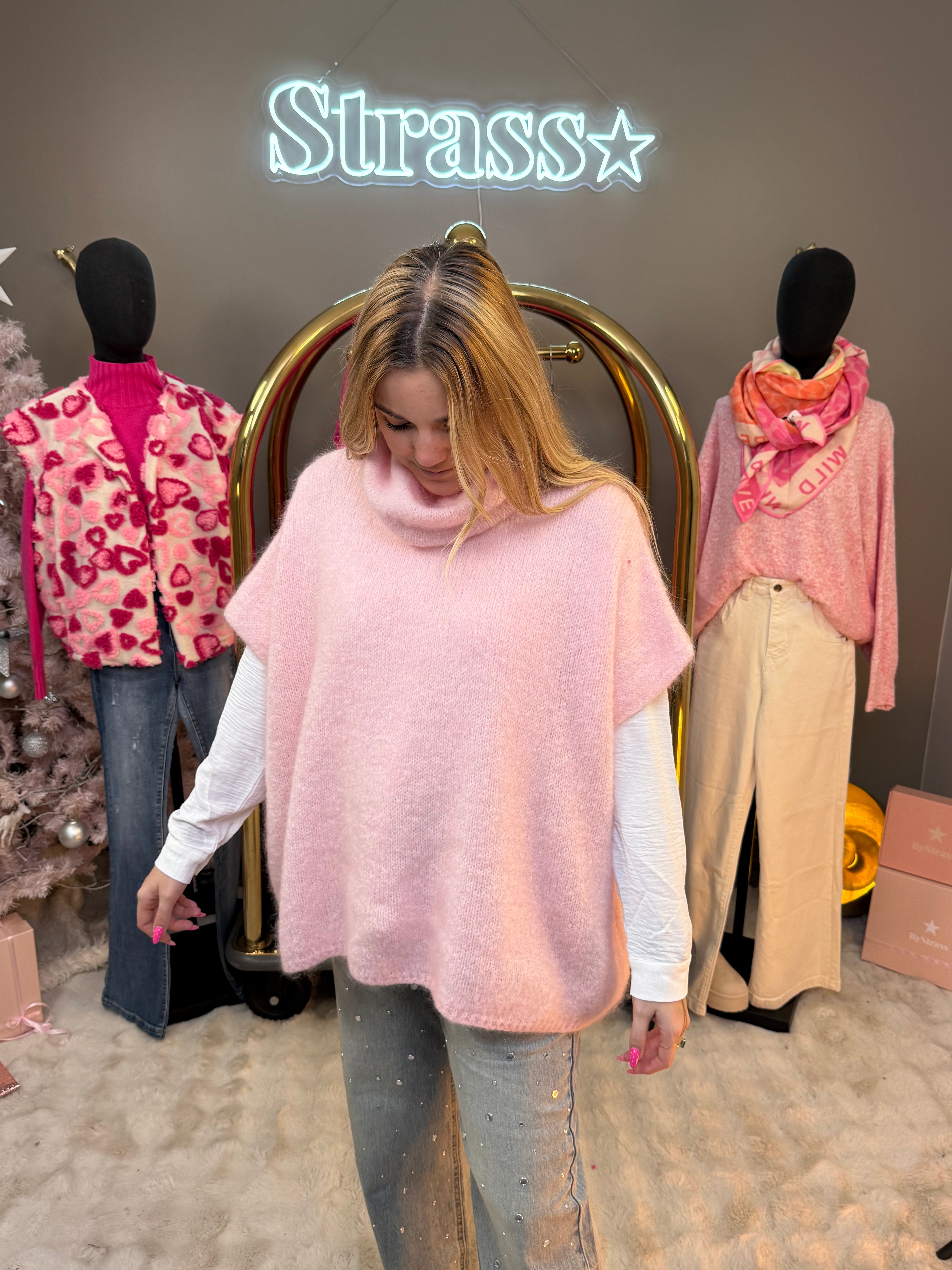 Pull Nirvana Mohair Rose Pâle