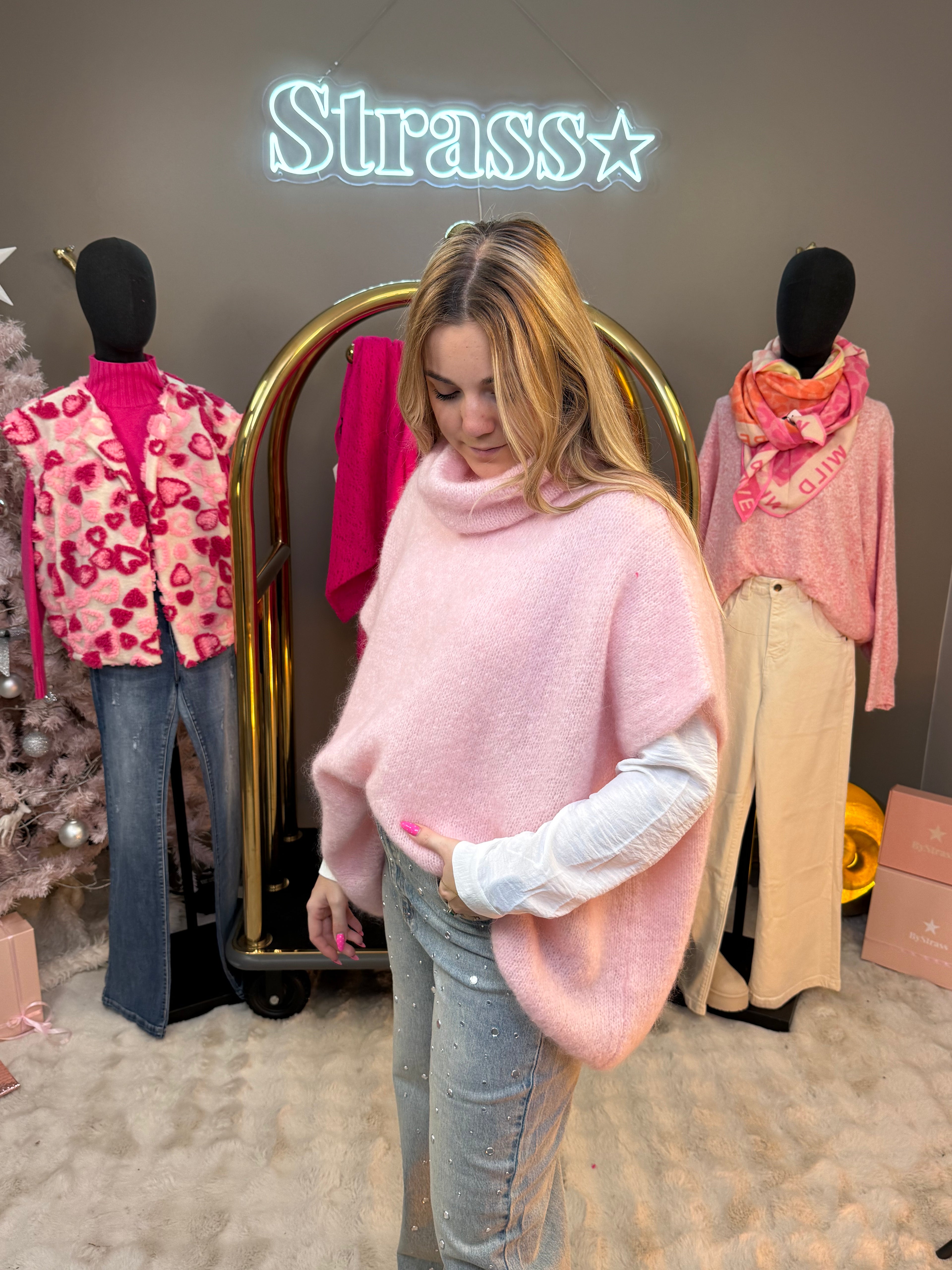 Pull Nirvana Mohair Rose Pâle