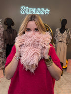 Écharpe Faux Mouton Rose