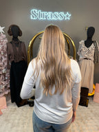 Pull + Echarpe Leo Beige