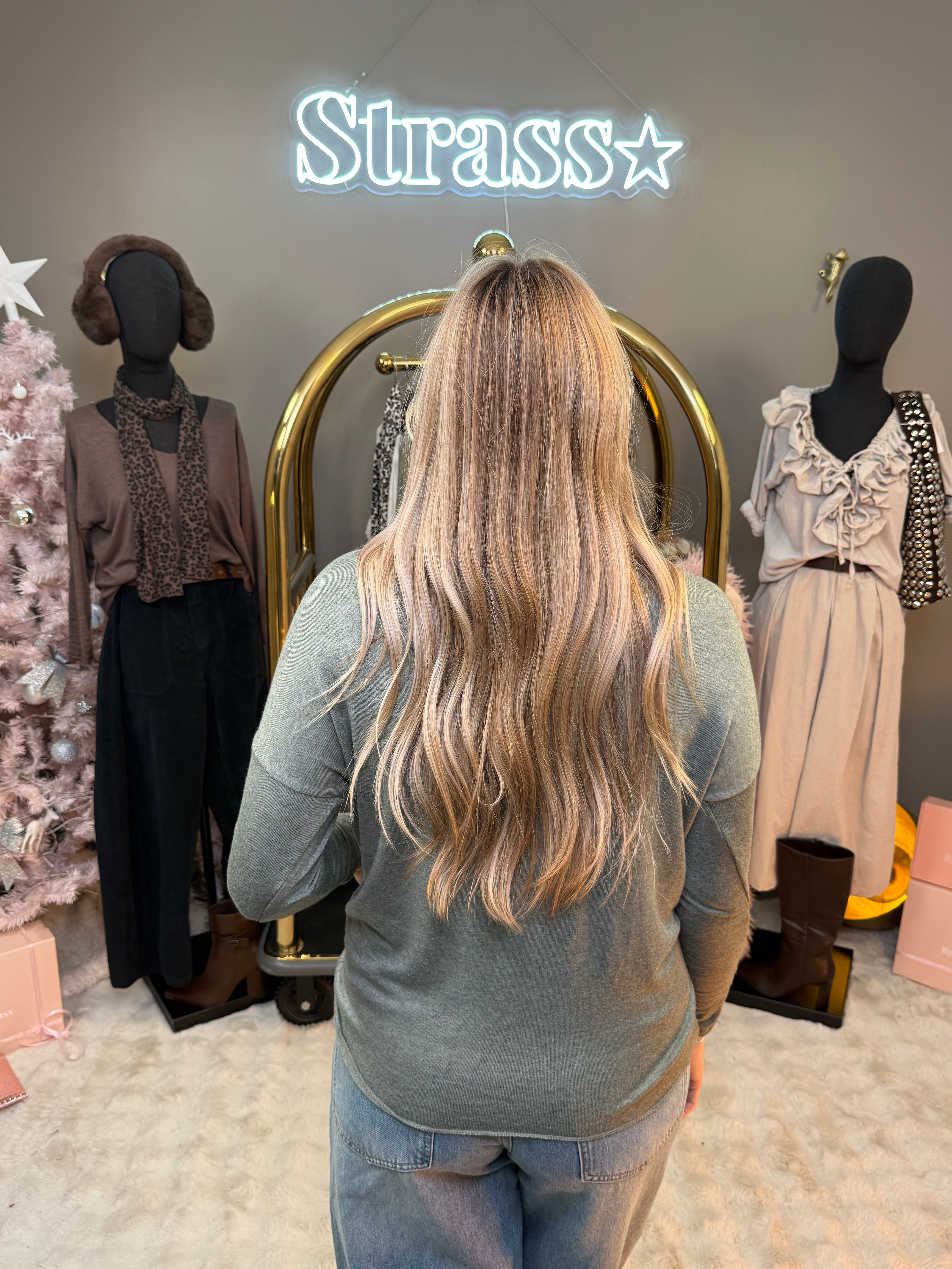 Pull + Echarpe Leo Kaki