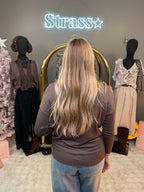 Pull + Echarpe Leo Choco